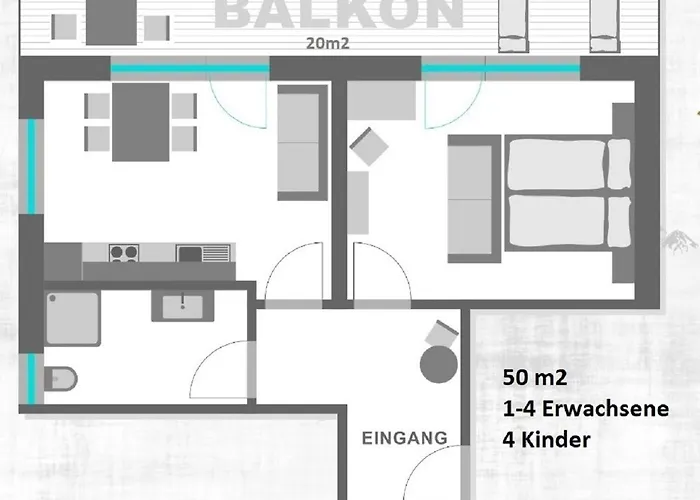 公寓 Sunnseita Paznaun Langesthei